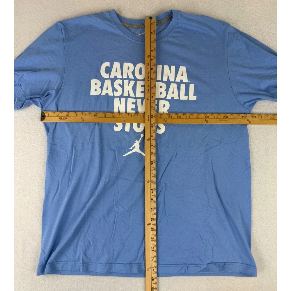 Nike Jordan T-Shirt Lot Mens XL Blue North Carolina Tar Heels MJ‎ 23 Basketball